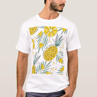Sappige ananas: helder motief. t-shirt