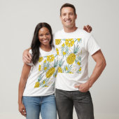 Sappige ananas: helder motief. t-shirt (Unisex)