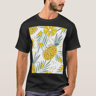 Sappige ananas: helder  motief. t-shirt