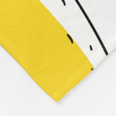 Sappige Bananen Helder  Patroon Fleece Deken (Hoek)