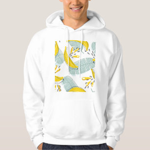 Sappige Bananen Helder  Patroon Hoodie