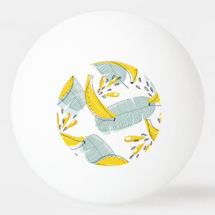 Sappige Bananen Helder Patroon Pingpongbal