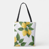 Sappige Citroen Tote Bag (Achterkant)