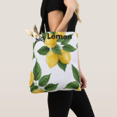 Sappige Citroen Tote Bag (Dichtbij)