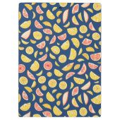 Sappige citroenen en sinaasappels klembord (Achterkant)