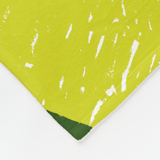 Sappige citroenen:  naadloos patroon. fleece deken (Hoek)