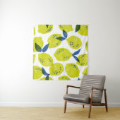 Sappige citroenen:  naadloos patroon. wandkleed (In Situ (horizontaal))