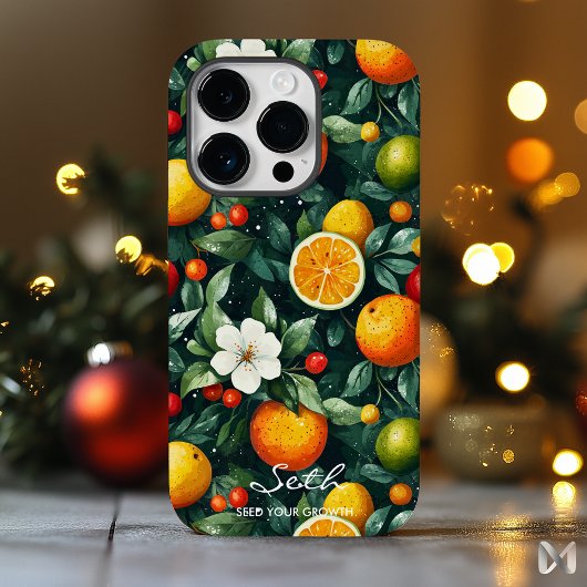 Sappige citrus en bloemige frisheid met vet Sinaas Case-Mate iPhone Case