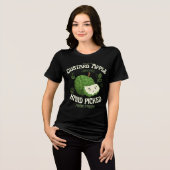 Sappige Custardappel Fruit Label Tri-Blend Shirt (Voorkant volledig)