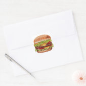 Sappige Double Cheeseburger Sticker – Realistische (Envelop)