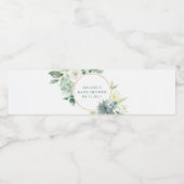 Sappige en groene waterflesetiketten waterfles etiket (Enkel label)