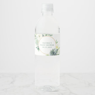 Sappige en groene waterflesetiketten waterfles etiket