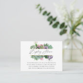 Sappige geometrische babyshower display douche informatiekaartje (Staand voorkant)