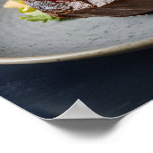 Sappige Geroosterde Runder Steak Poster (Hoek)