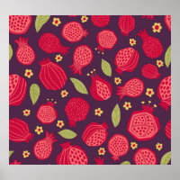 Sappige granaatappels:  illustratie.