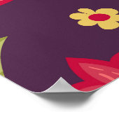 Sappige granaatappels:  illustratie. poster (Hoek)