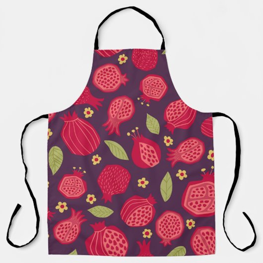 Sappige granaatappels: illustratie. schort (Voorkant)