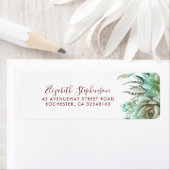 Sappige groen Bourgogne rood Etiket (Insitu)