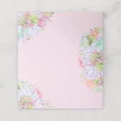 Sappige groene krans Bruids douche Plaatskaartje (Buitenkant ongevouwen)