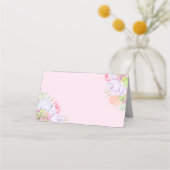 Sappige groene krans bruidsdouche plaatskaartje (Voorkant)