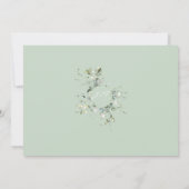 Sappige Kleur, Elegant Minimalisme Bewaar deze dat Save The Date (Achterkant)