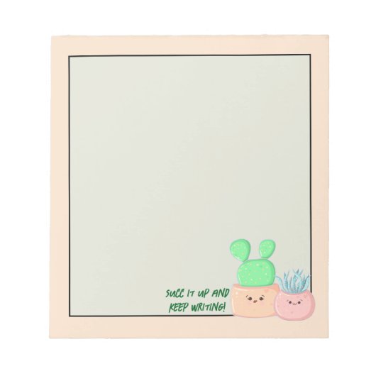 Sappige krabbels: Notitieblok (Voorkant)