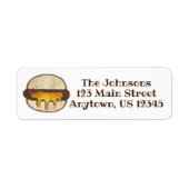 Sappige Lucy Minneapolis Minnesota Cheeseburger Etiket (Voorkant)