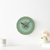 Sappige Mandala Ronde Klok (Huis)