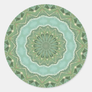 Sappige Mandala Ronde Sticker