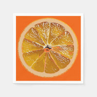 Sappige oranje plak - leuk