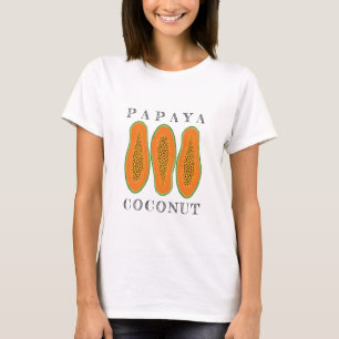 Sappige Papaja Kokosnoot T-shirt
