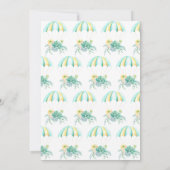 Sappige parachute bruiloft of babyshower per post kaart (Achterkant)