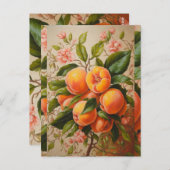 Sappige perziken briefkaart (Voorkant / Achterkant)