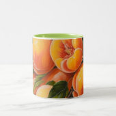 Sappige perziken tweekleurige koffiemok (Center)