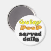 sappige poep magneet (Voorkant / Achterkant)