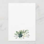 Sappige Pompoen Advies Moeder Wordt Baby Shower Informatiekaartje (Achterkant)