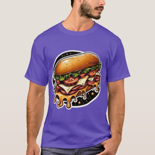 SAPPIGE ROAST BEEF SANDWICH 7 T-SHIRT (Voorkant)