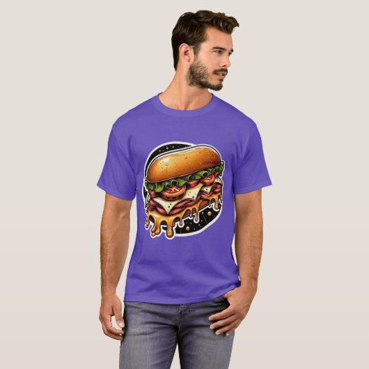 SAPPIGE ROAST BEEF SANDWICH 7 T-SHIRT (Voorkant volledig)