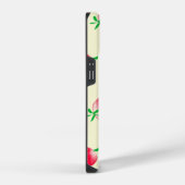 Sappige Rode Aardbeien (Beige) iPhone Hoesje (Rechterkant)