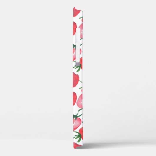 Sappige rode aardbeien Waterverf Case-Mate iPhone Case (Achterkant / Links)