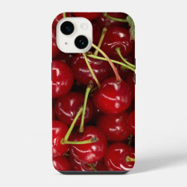 Sappige Rode Kersen iPhone 14 Hoesje