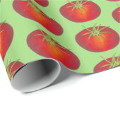 Sappige rode tomaat Italiaanse koken groentetuin Cadeaupapier (Rol Hoek)