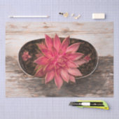 Sappige Rustieke Vintage Roze Botanische Decoupage Tissuepapier (Craft)