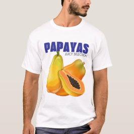 Sappige selectie papaja's t-shirt