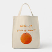 Sappige Sinaasappel Tote Bag (Achterkant)