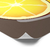 Sappige Sinaasappels fruitkunst Poster (Hoek)