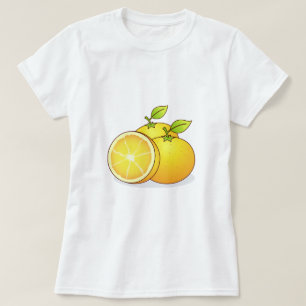 Sappige Sinaasappels fruitkunst T-shirt