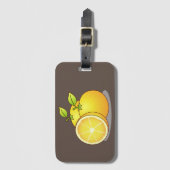 Sappige Sinaasappels leuk fruit Bagagelabel (Voorkant (verticaal))