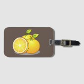 Sappige Sinaasappels leuk fruit Bagagelabel (Voorkant (horizontaal))
