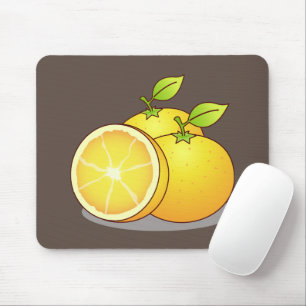 Sappige Sinaasappels leuk fruit Muismat